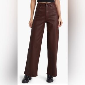 🆕 BLANKNYC The Franklin Rib Cage Coated Denim Flare Pants